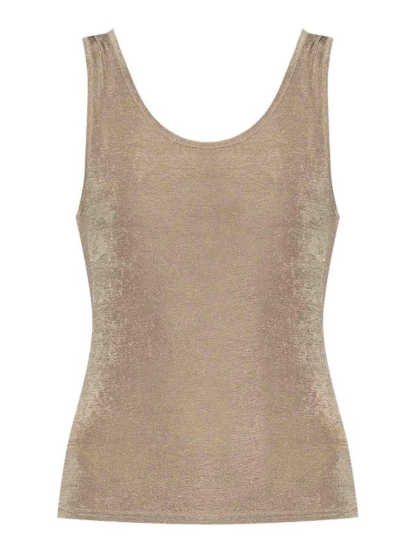 AMI PARIS: Tops & Tank tops - Scoop-Neck Top
