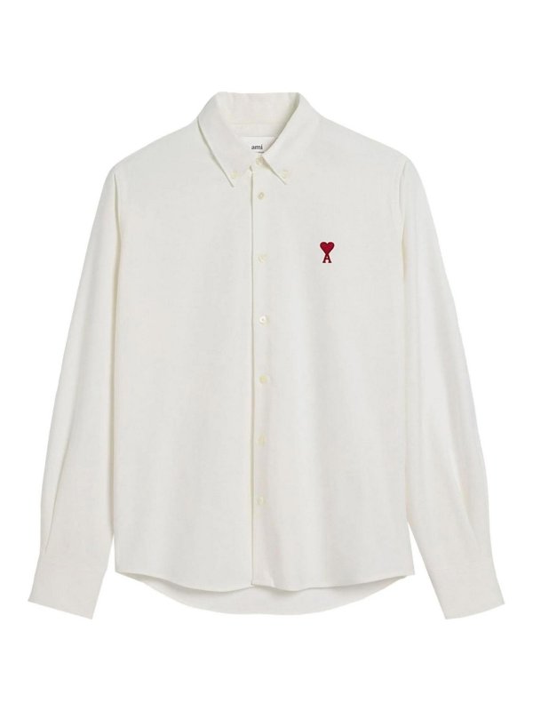 AMI PARIS: shirts - De Coeur Cotton Shirt