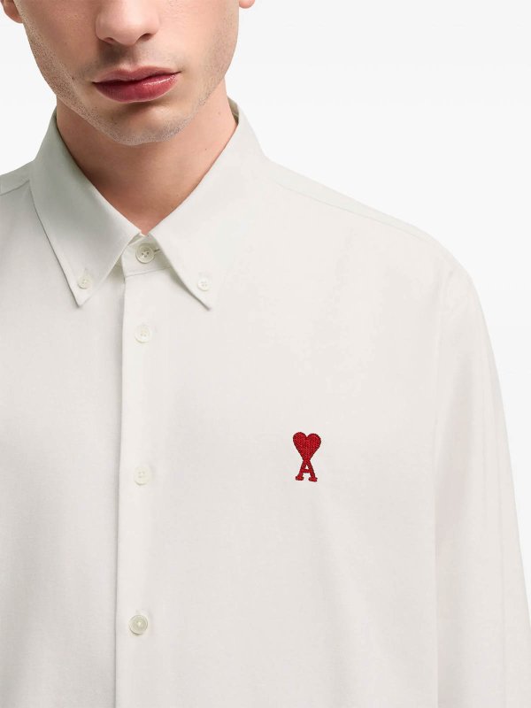 The Best Shops AMI PARIS: De Coeur Cotton Shirt