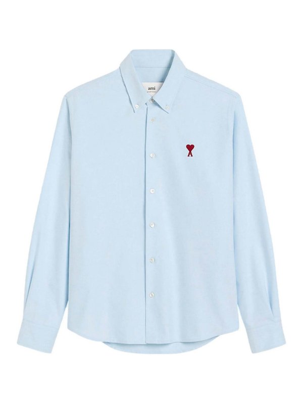 AMI PARIS: shirts - De Coeur Cotton Shirt
