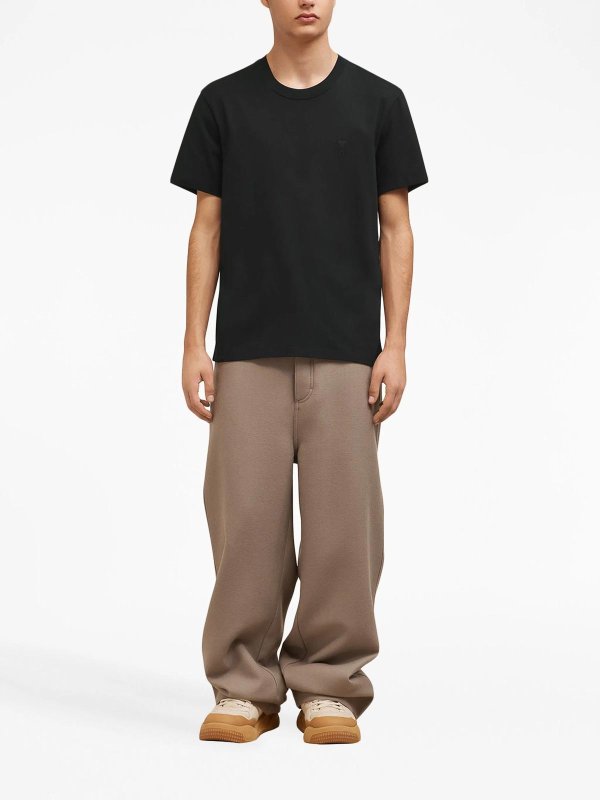 T-Shirt - Schwarz shop online: AMI PARIS