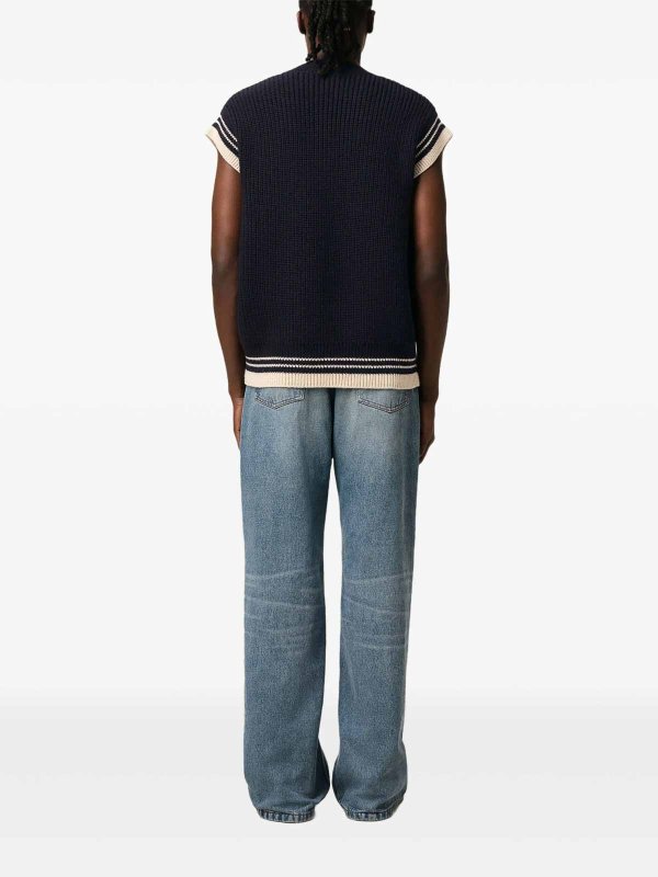 De Coeur Knitted Vest shop online: AMI PARIS