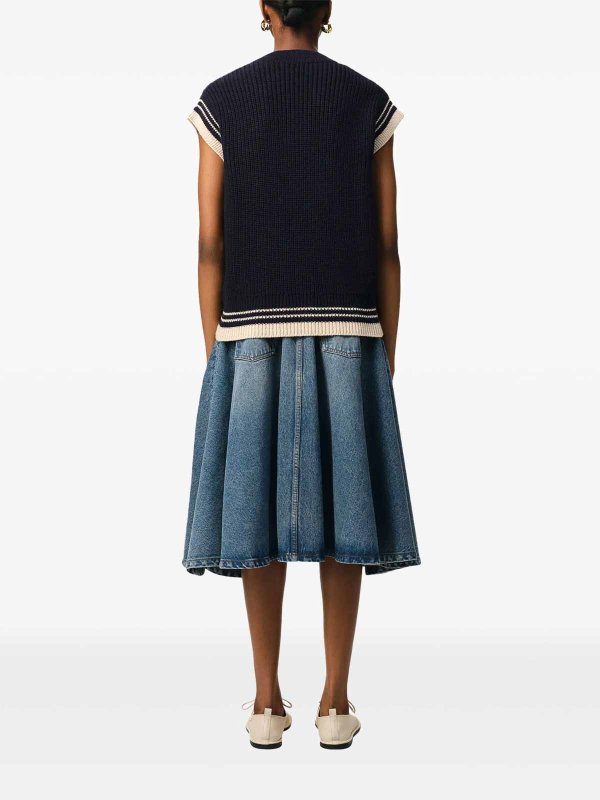 AMI PARIS buy online De Coeur Knitted Vest