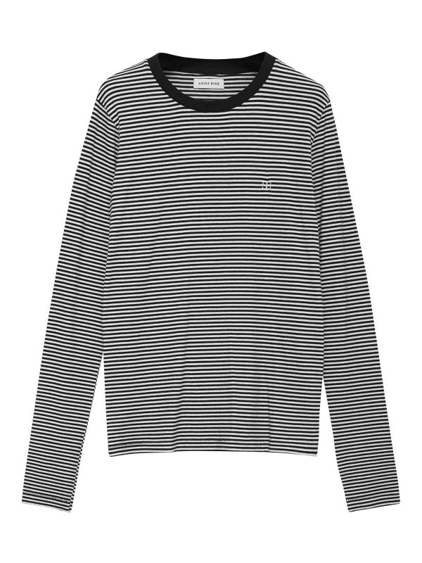 ANINE BING: Tops y camisetas sin mangas - Top - Blanco