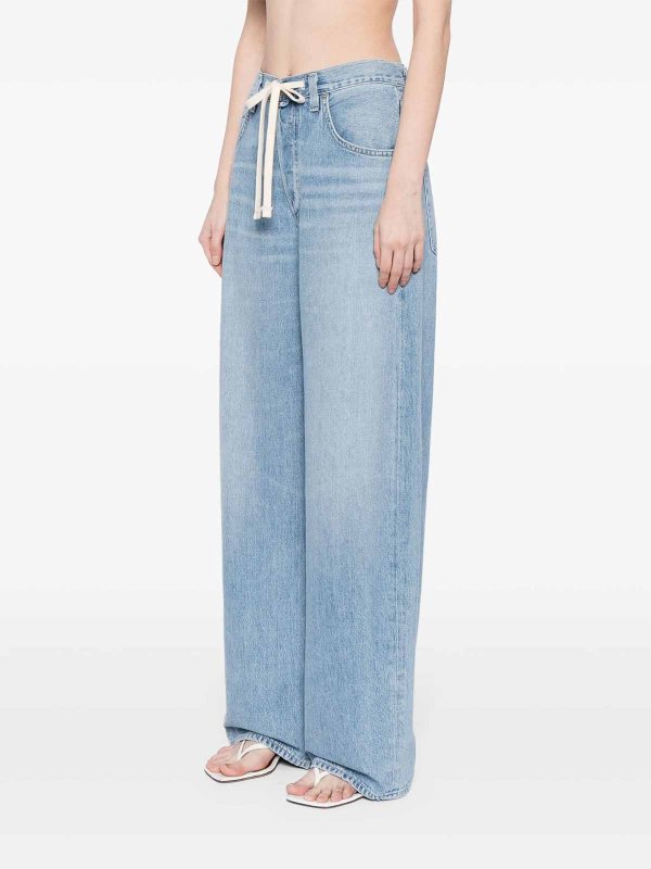 The Best Shops CITIZENS OF HUMANITY: bootcut jeans - Brynn Drawstring-Waist Cotton Jeans