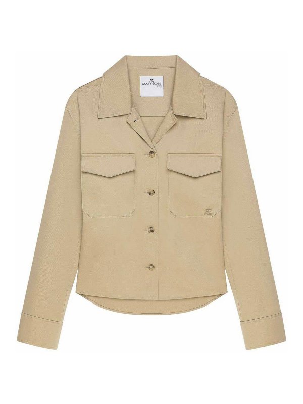 Courreges: shirts - Cotton Shirt