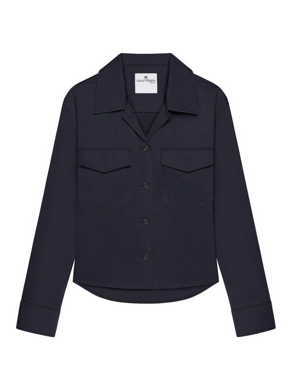 Courreges: shirts - Cotton Shirt