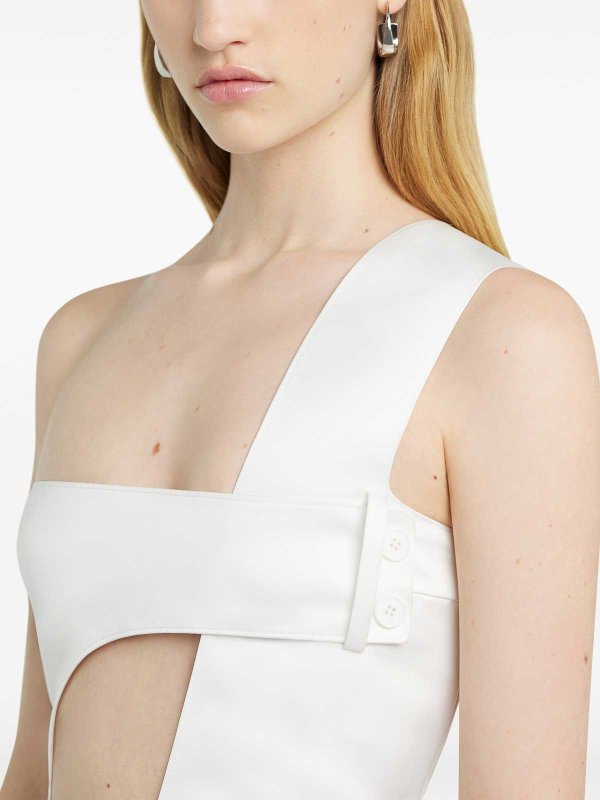 The Best Shops Courreges: Cut-Out Satin Dress