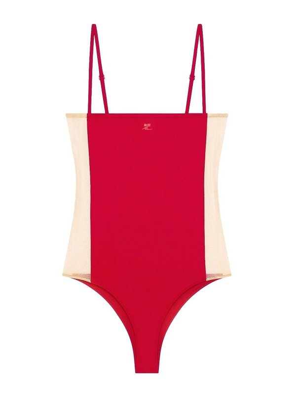 Courreges: one-piece - Illusion Swimsuit