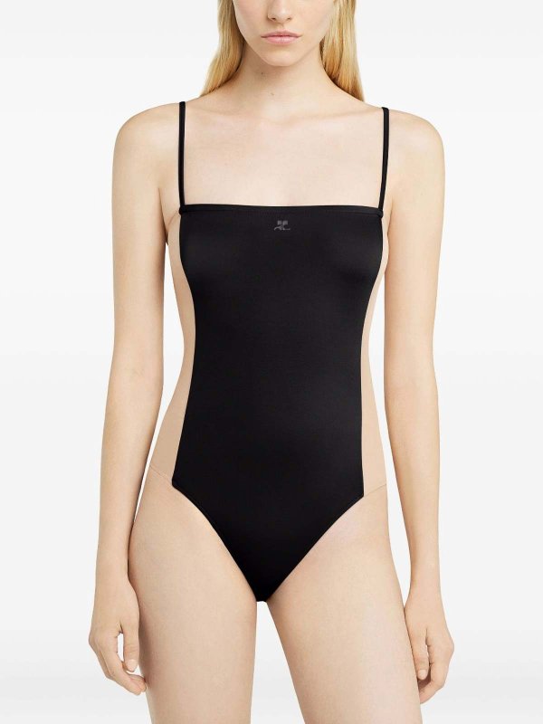Courreges: one-piece online - Illusion Swimsuit