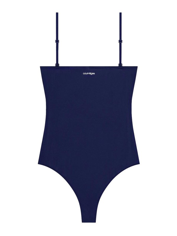 Courreges: Maillots une pièce  online - Maillot De Bain - Bleu Foncé