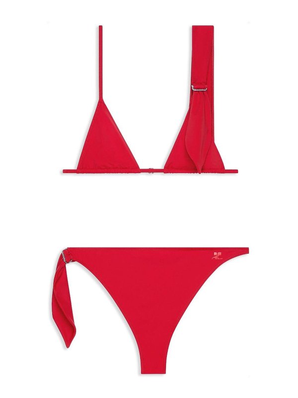 Courreges: Bikinis - Bikini - Rojo