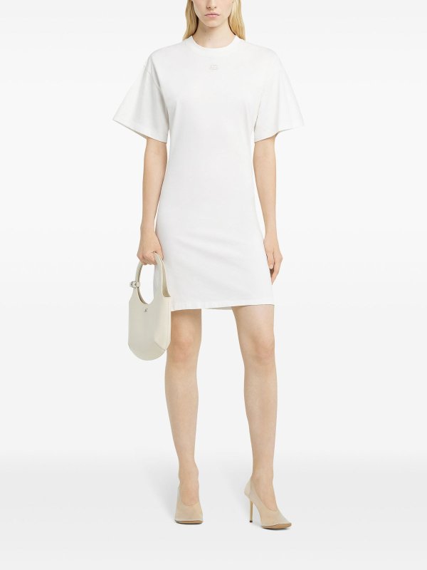 Courreges: ショートドレス online - ショートドレス - 白