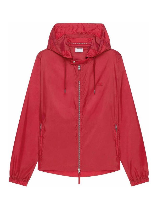 Courreges: Casualjacken - Casualjacke - Rot