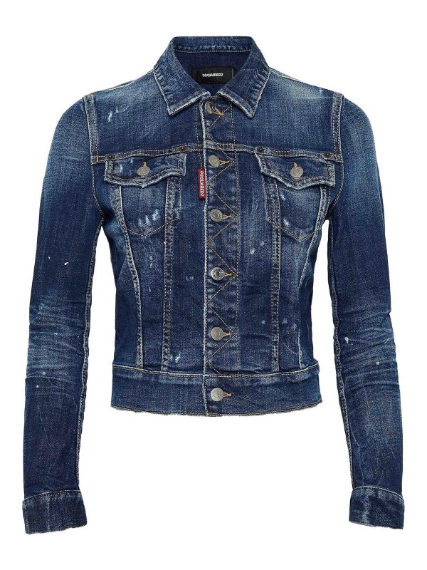 DSQUARED2: casual jackets - Logo-Appliqu Jacket