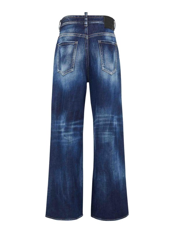 DSQUARED2: Jeans boot-cut online - Jeans Boot-Cut - Azul Oscuro