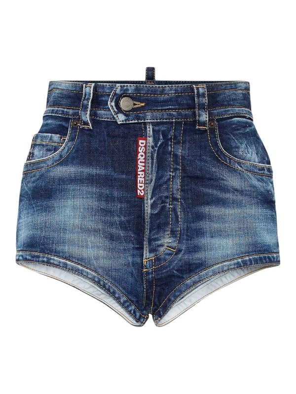DSQUARED2: Shorts - Shorts - Azul Oscuro