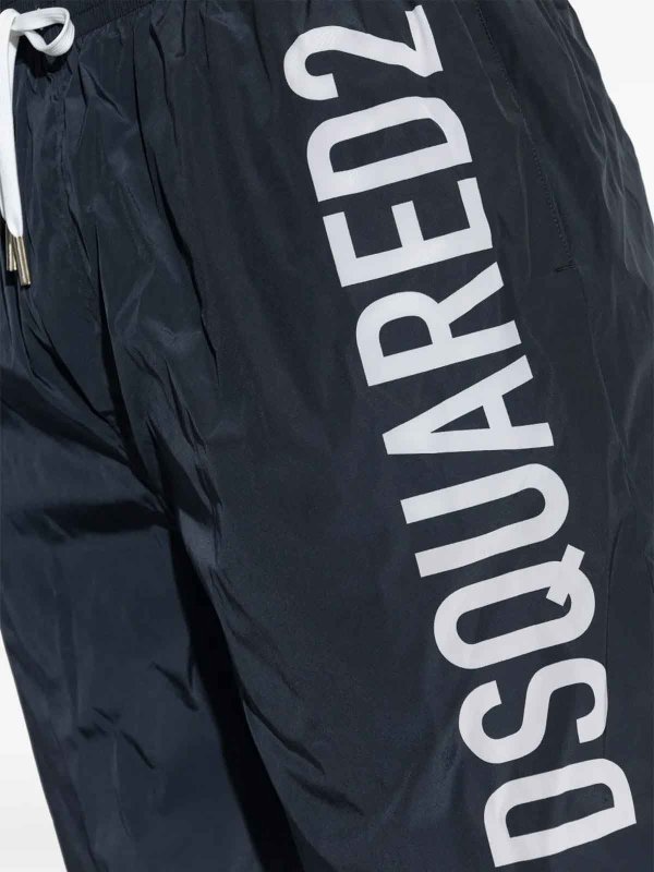 Logo-Print Swim Shorts shop online: DSQUARED2