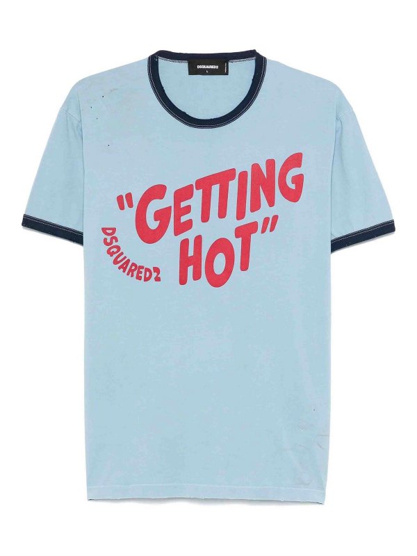 DSQUARED2: Tシャツ - Tシャツ - ライトブルー