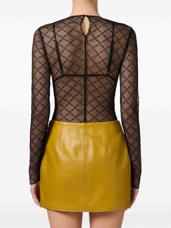 The Best Shops ELISABETTA FRANCHI: トップス＆タンクトップ - トップ/タンクトップ - 黒