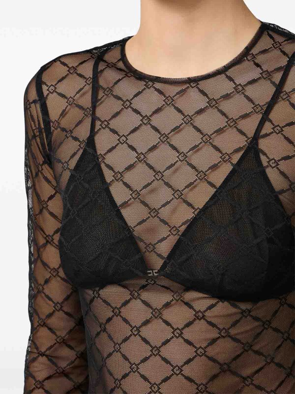 トップ/タンクトップ - 黒 shop online: ELISABETTA FRANCHI