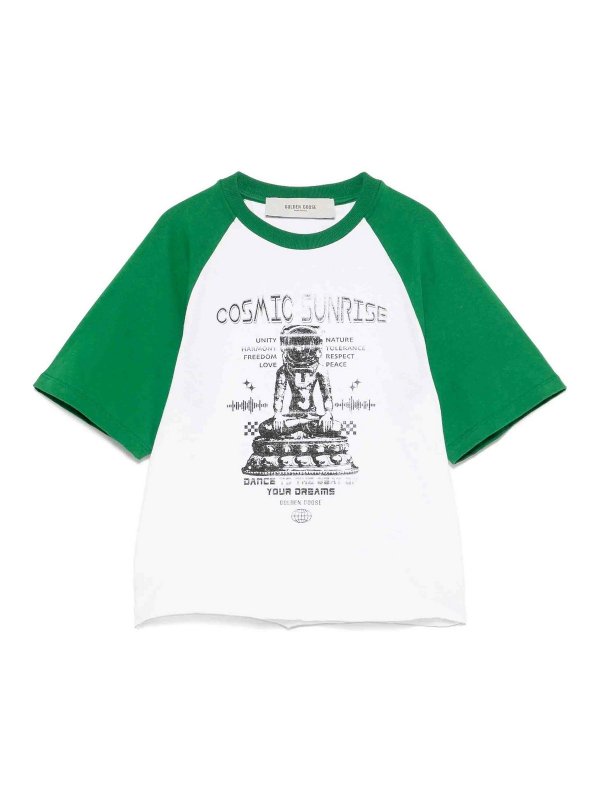 GOLDEN GOOSE: T-shirts - T-Shirt - Blanc
