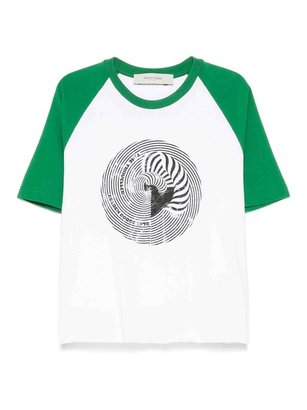 GOLDEN GOOSE: T-shirts - T-Shirt - Weiß