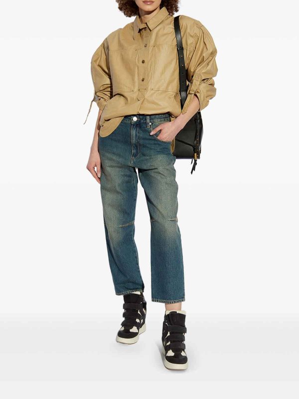 ISABEL MARANT: Jeans boot-cut online - Jeans Boot-Cut - Azul