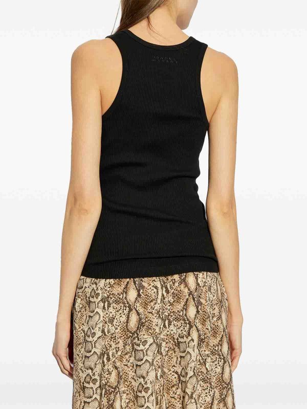 Thea Logo-Embroidered Vest shop online: ISABEL MARANT