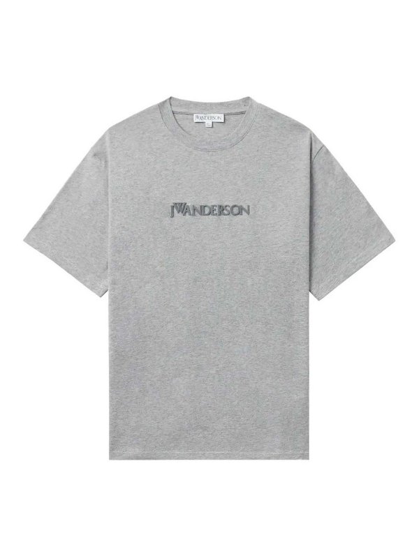 J.W. ANDERSON: Camisetas - Camiseta - Gris