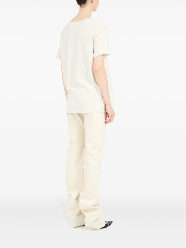 Logo-Print Cotton T-Shirt shop online: Maison Margiela