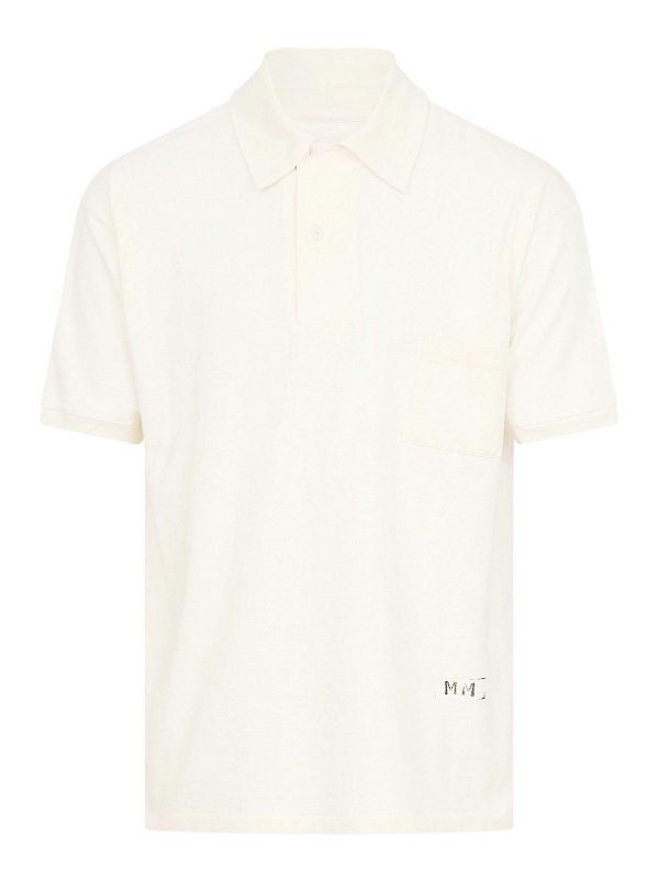Maison Margiela: Poloshirts - Poloshirt - Hellbeige
