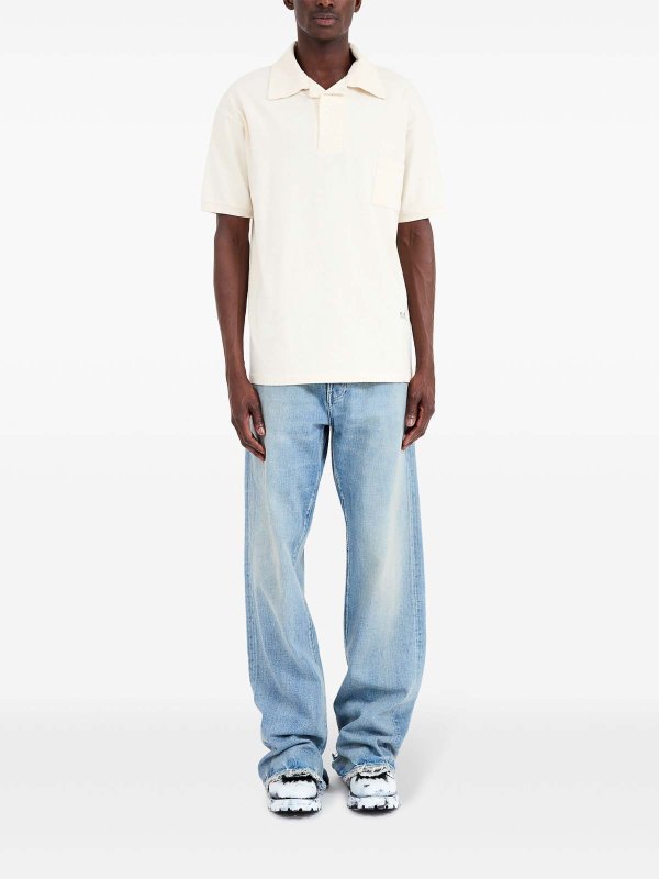 Maison Margiela: Poloshirts online - Poloshirt - Hellbeige