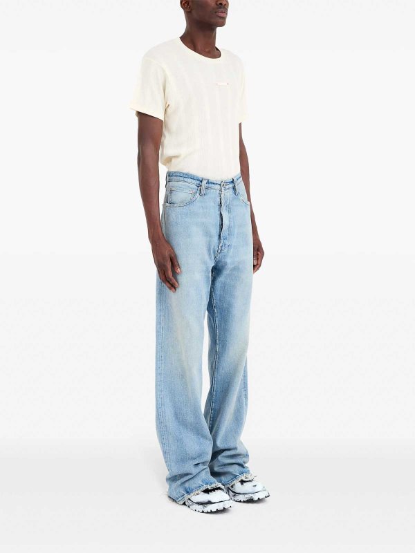 The Best Shops Maison Margiela: Jeans à jambe droite - Jean Droit - Bleu