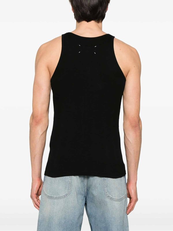 The Best Shops Maison Margiela: Tops y camisetas sin mangas - Top - Negro