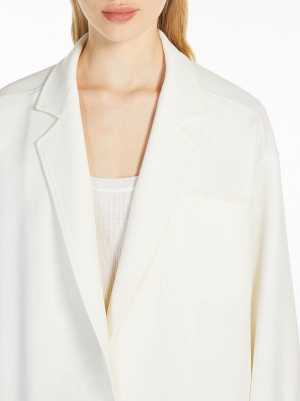 Max Mara buy online Orlaya Oversize Stretch-Wool Canvas Jacket