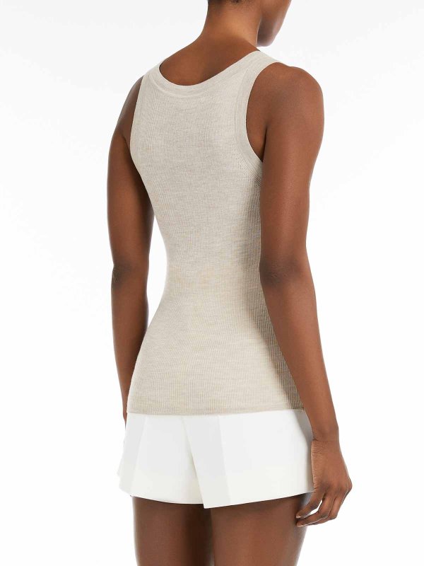 Eliadi Ribbed Wool Top shop online: Max Mara