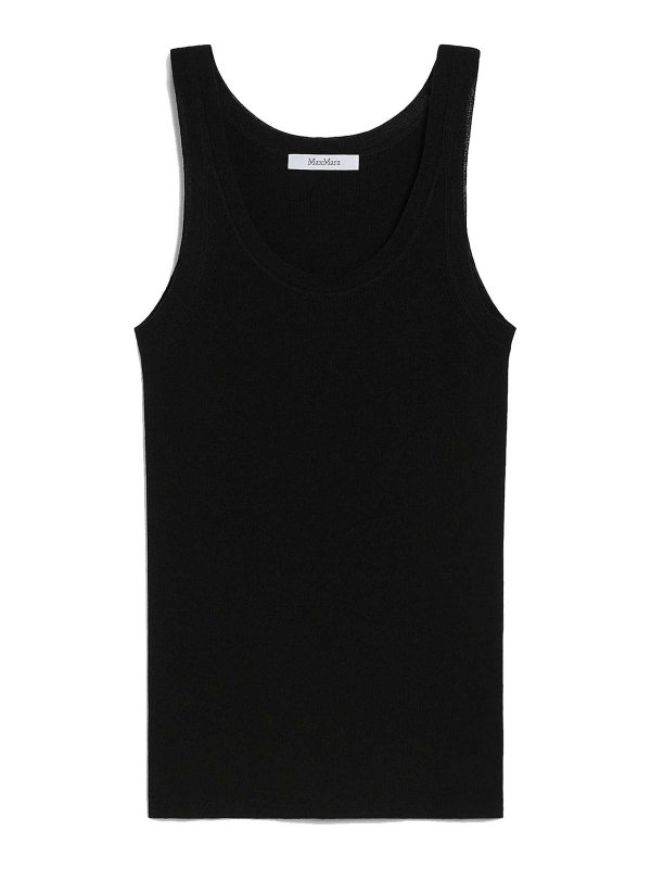 Max Mara: Tops & Tank tops - Eliadi Ribbed Wool Top