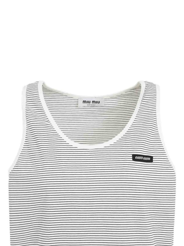 The Best Shops MIU MIU: Tops & Tank tops - Striped Tank Top