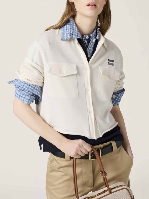 Cashmere Shirt shop online: MIU MIU