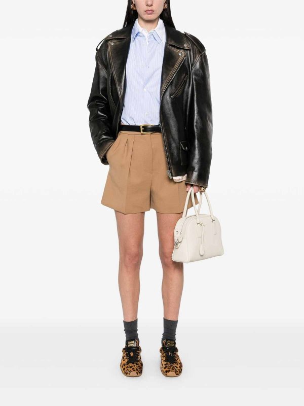 MIU MIU: leather jacket online - Leather Jacket
