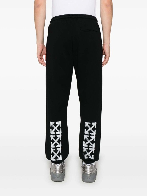 Spray Arrow Track Pants shop online: OFF-WHITE
