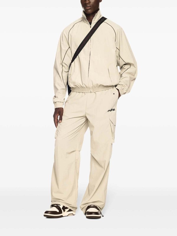 OFF-WHITE: tracksuit bottoms online - Shared Track Pants