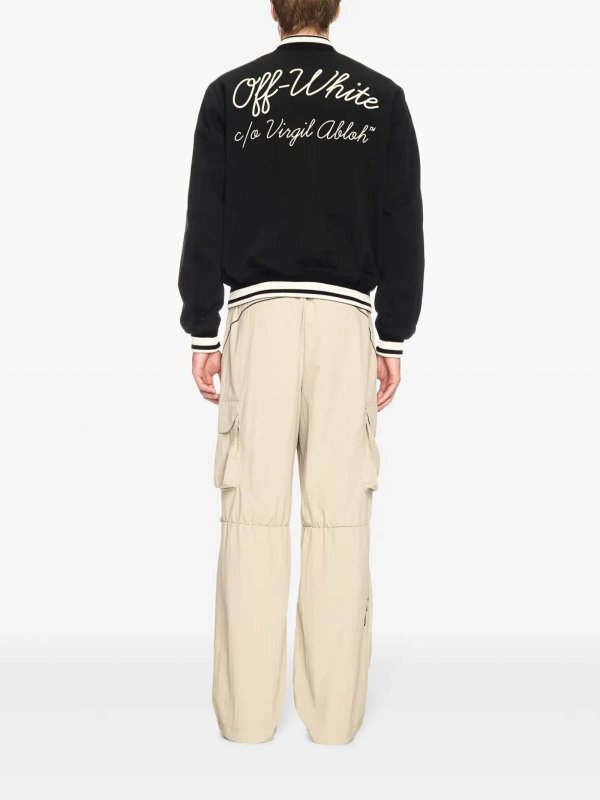 Script Varsity Jacket shop online: OFF-WHITE