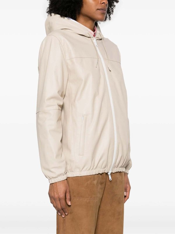 The Best Shops P.A.R.O.S.H.: Lederjacken - Lederjacke - Hellrosa