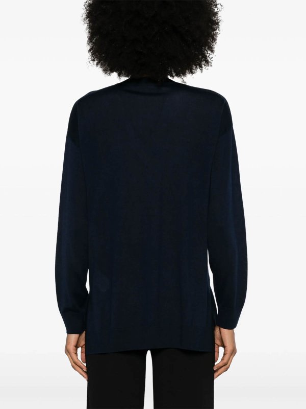 Rundhalspullover - Blau shop online: P.A.R.O.S.H.