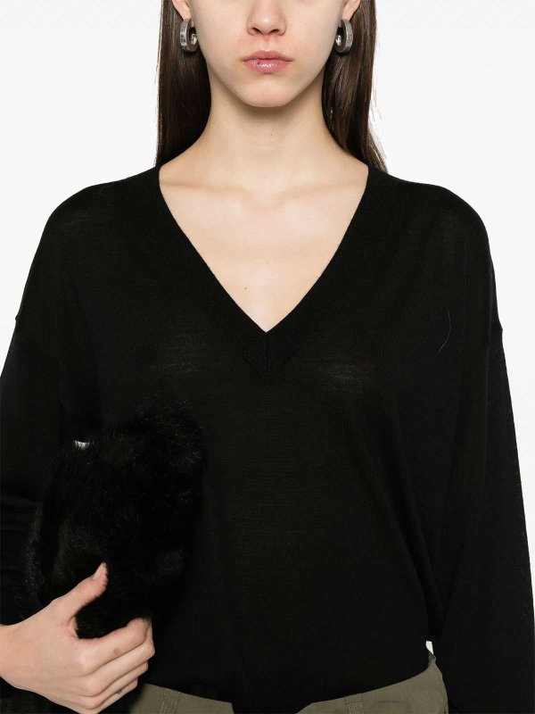 P.A.R.O.S.H. buy online クルーネック - 黒