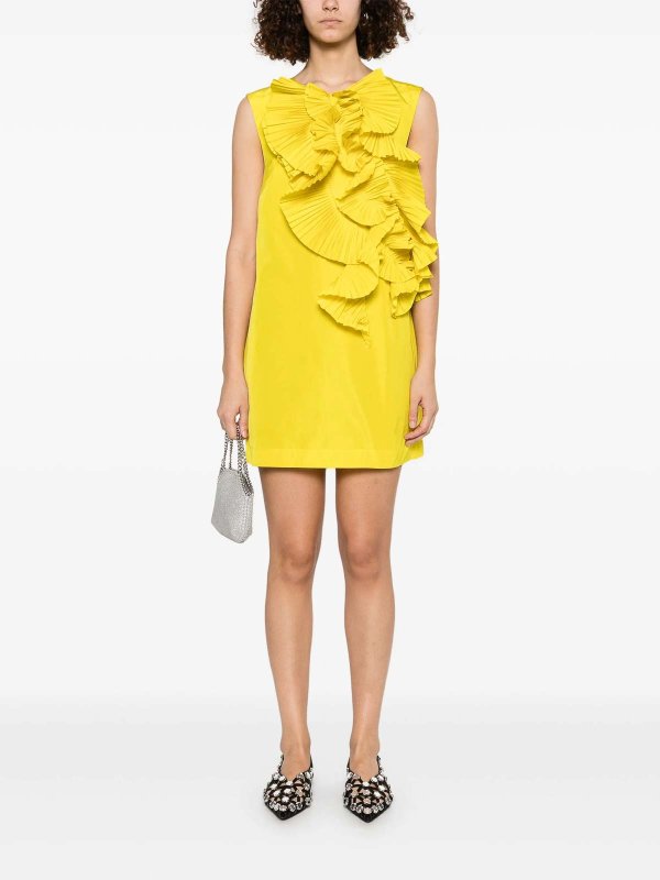 P.A.R.O.S.H.: Cocktailkleider online - Kurzes Kleid - Gelb