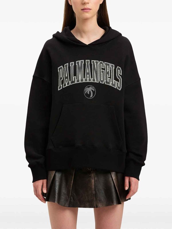 The Best Shops Palm Angels: Sweatshirts und Pullover - Sweatshirt - Schwarz