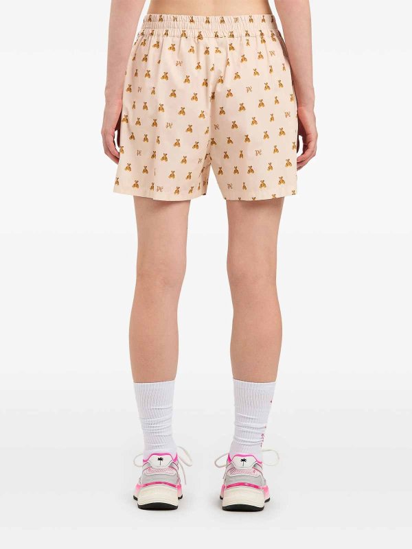 Palm Angels buy online Mini Bear Monogram Shorts